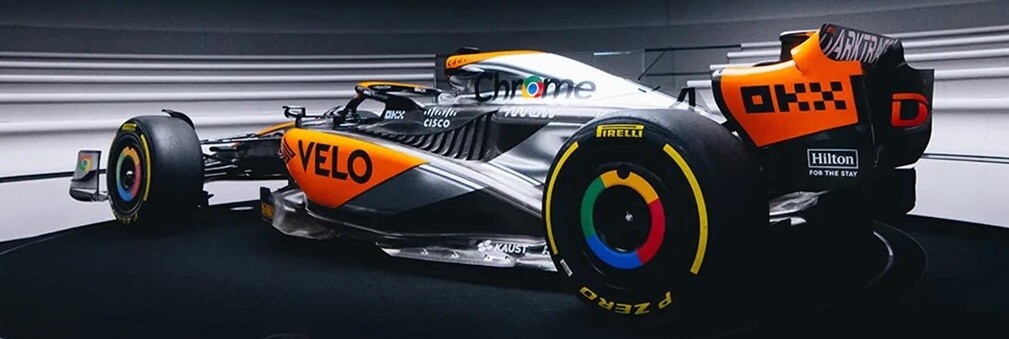 マクラーレンとグーグルがイギリスGPで往年のクロームカラー マクラーレンとグーグルがイギリスGPで往年のクロームカラー