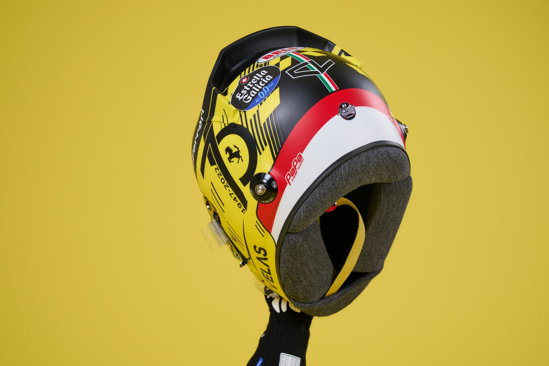 シャルル・ルクレール、イタリア仕様のヘルメット : F1通信jp シャルル・ルクレール、イタリア仕様のヘルメット : F1通信jp