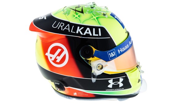 ミック・シューマッハ(ハース)2021年F1ヘルメット