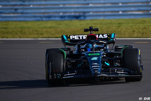 メルセデスW14デモンストレーション走行、ジョージ・ラッセル