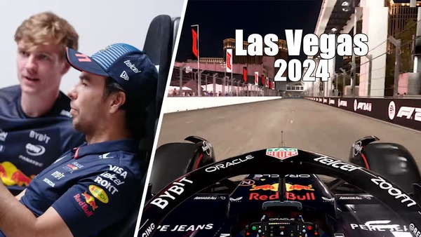 2024年F1ラスベガスGP ぺレスのバーチャルラップ