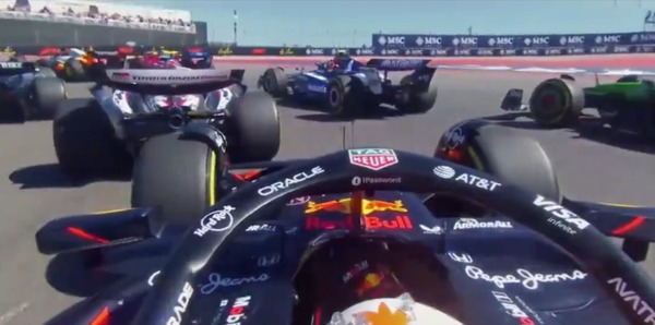 角田裕毅の見事なスタート：2025年F1アメリカGP