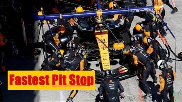 2025年F1イタリアGP 最速ピットストップはマクラーレン（ピアストリ）