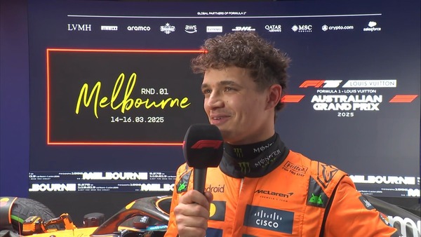 ランド・ノリス、優勝インタビュー:2025年F1オーストラリアGP
