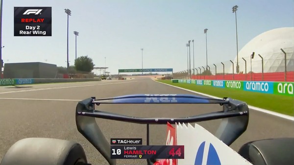 フェラーリのリアウイングが回転！：2026年バーレーンF1プレシーズンテスト