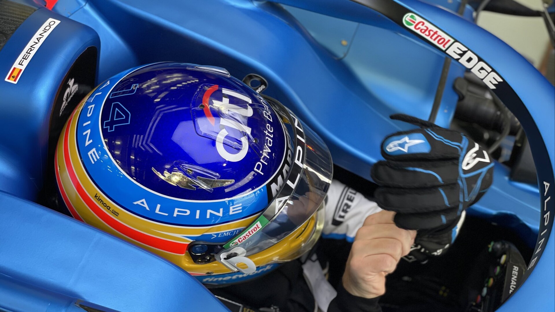 フェルナンド・アロンソ 2021年F1ヘルメット写真 : F1通信jp フェルナンド・アロンソ 2021年F1ヘルメット写真 : F1通信jp