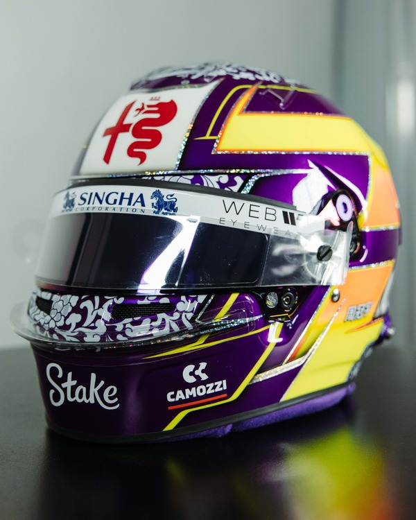 周冠宇 2023年F1ヘルメット（BELL製ヘルメット）