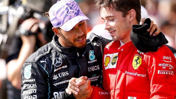 ルイス・ハミルトンとシャルル・ルクレール:2021年F1イギリスGP