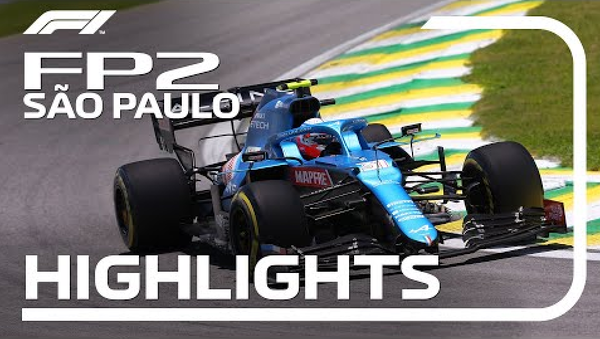 2022年F1サンパウロGP フリー走行2回目ハイライト