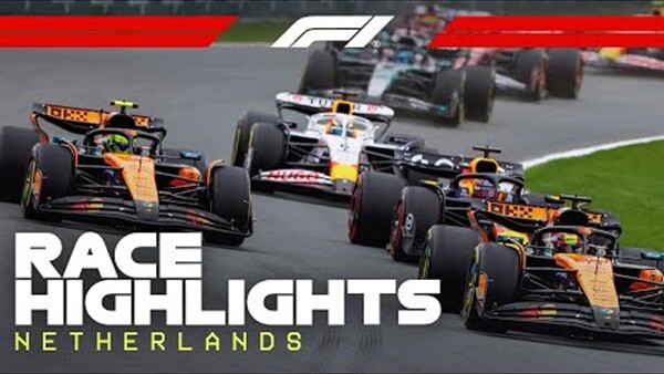 2025年F1オランドGP 決勝ハイライト