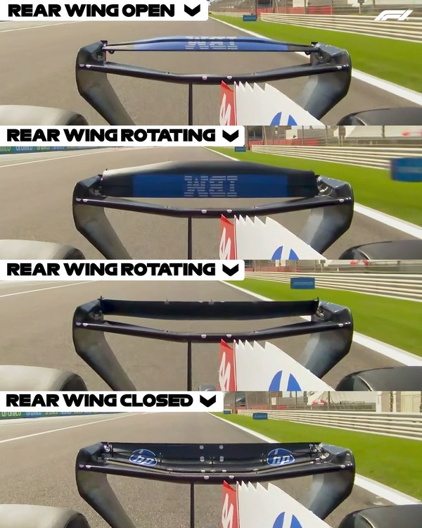 フェラーリSF-26の新しい回転リアウィング