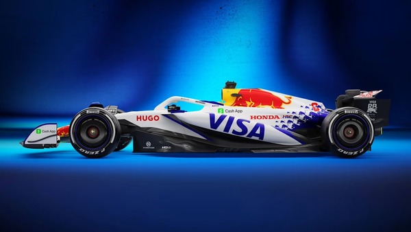 レーシングブルズの2025年F1マシンカラーリング