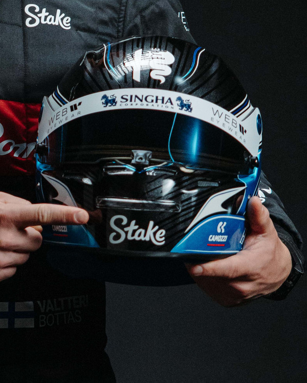バルテリ・ボッタス 2023年F1ヘルメット Stilo（スティーロ）製ヘルメット