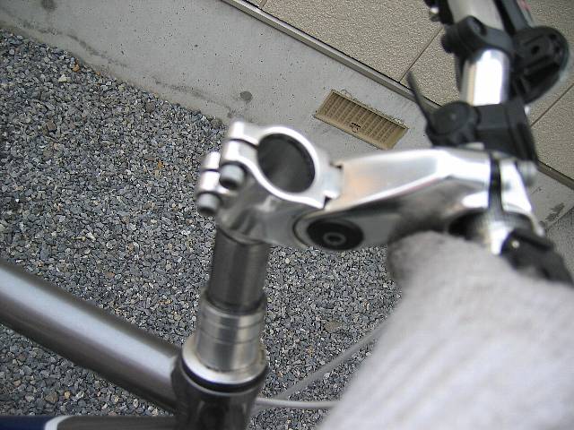 自転車 ハンドル 変える