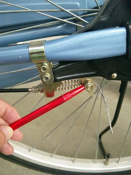 ママチャリの後ブレーキの効き具合を調整 自転車通勤会社員の北海道日記