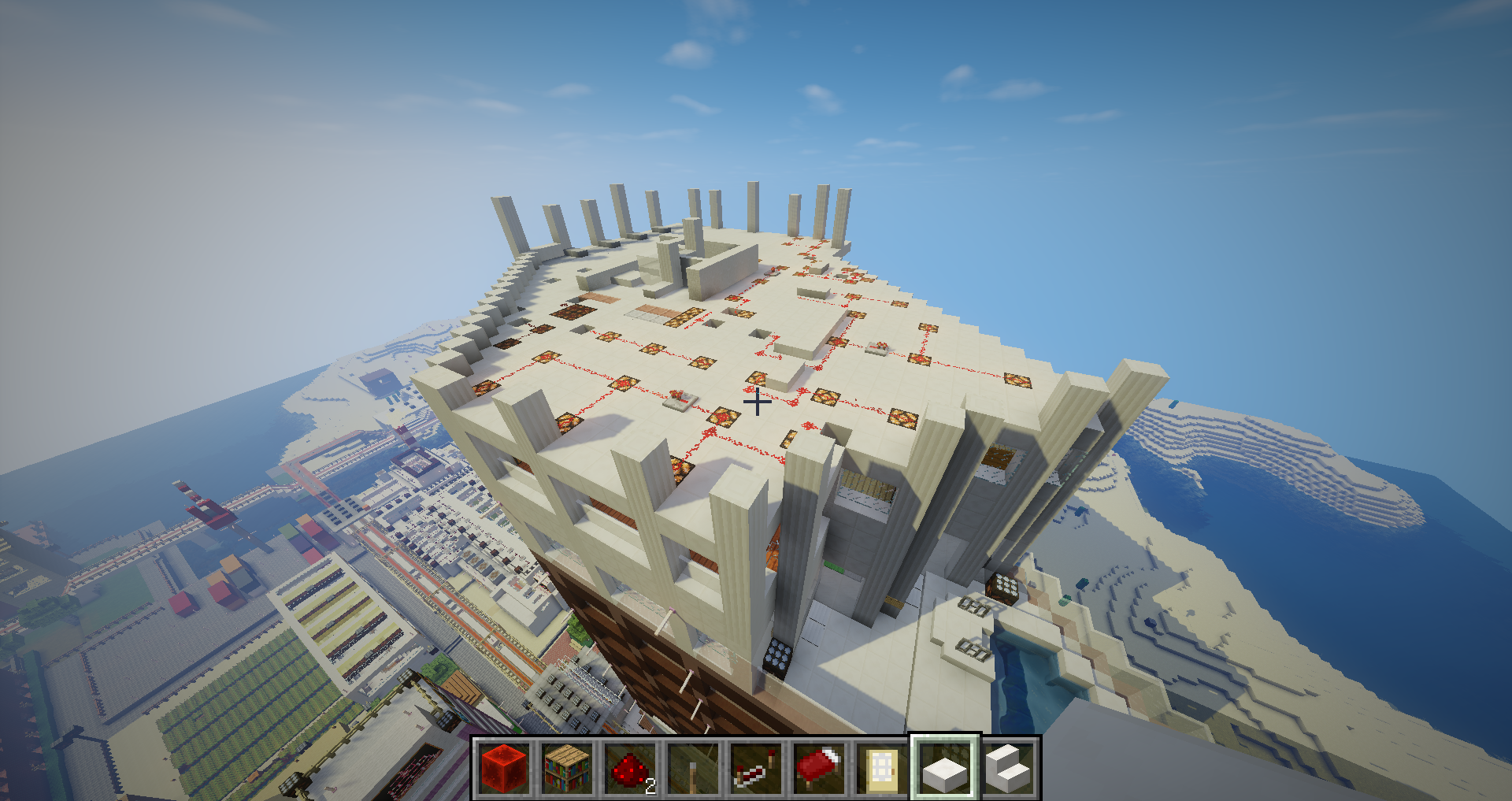 店舗複合型高層マンション11階から17階まで Minecraft建築部のラプターのblog 店舗複合型高層マンション11階から17階まで Minecraft建築部のラプターのblog