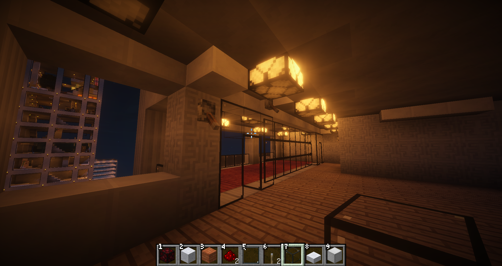 店舗複合型高層マンション11階から17階まで Minecraft建築部のラプターのblog 店舗複合型高層マンション11階から17階まで Minecraft建築部のラプターのblog