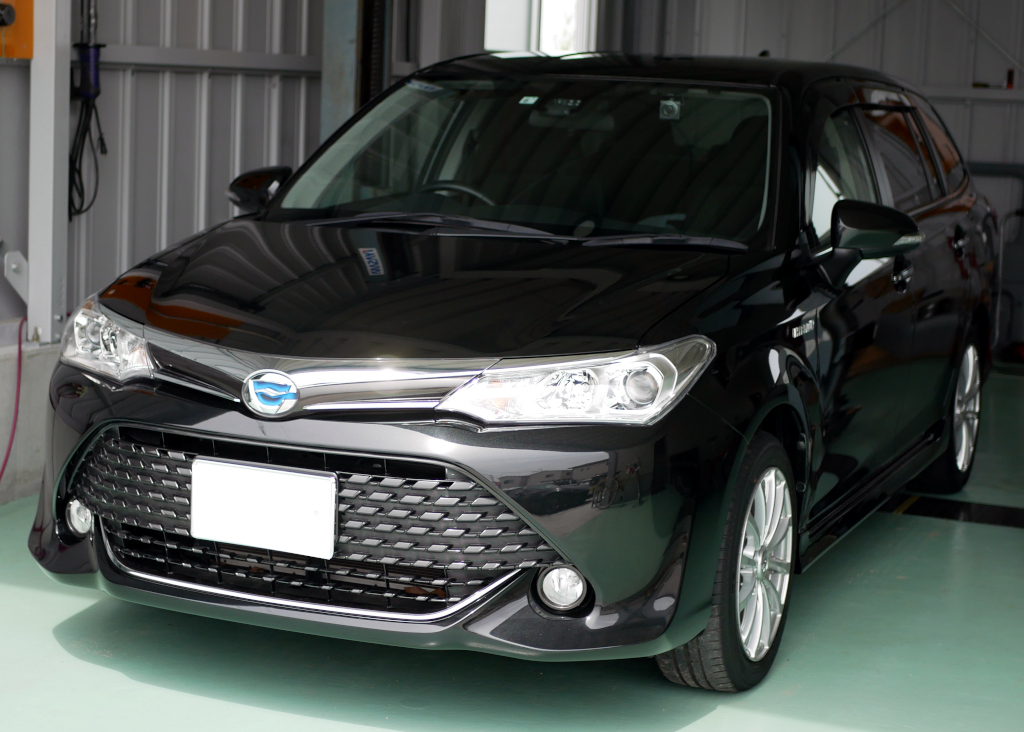 トヨタ カローラフィールダーを納車しました 佐賀の福岡モータース 鈑金塗装とランクルも得意な整備工場