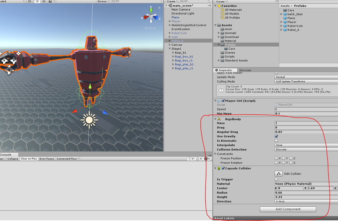 Unity Colliderについてと キャラを倒れないようにする方法 設定 Unity Colliderについてと キャラを倒れないようにする方法 設定