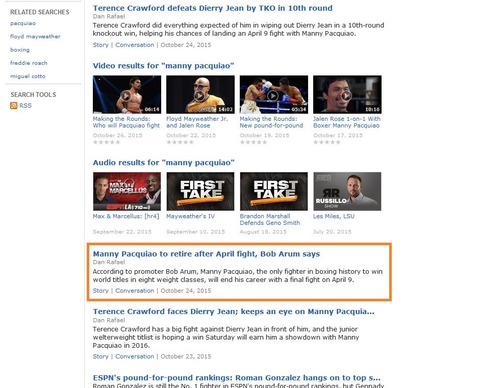 Manny Pacquiao Retire