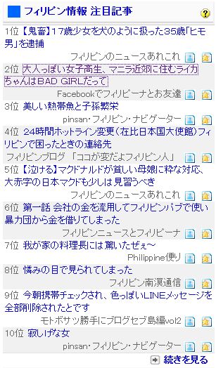 フィリピン情報注目記事ランキング 大人っぽい女子高校生0211