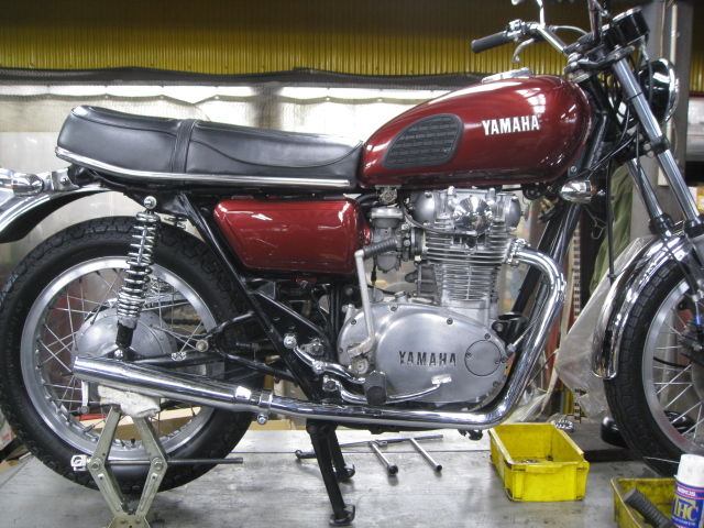XS650用「MOTOR ROCK」 TX650 マフラー