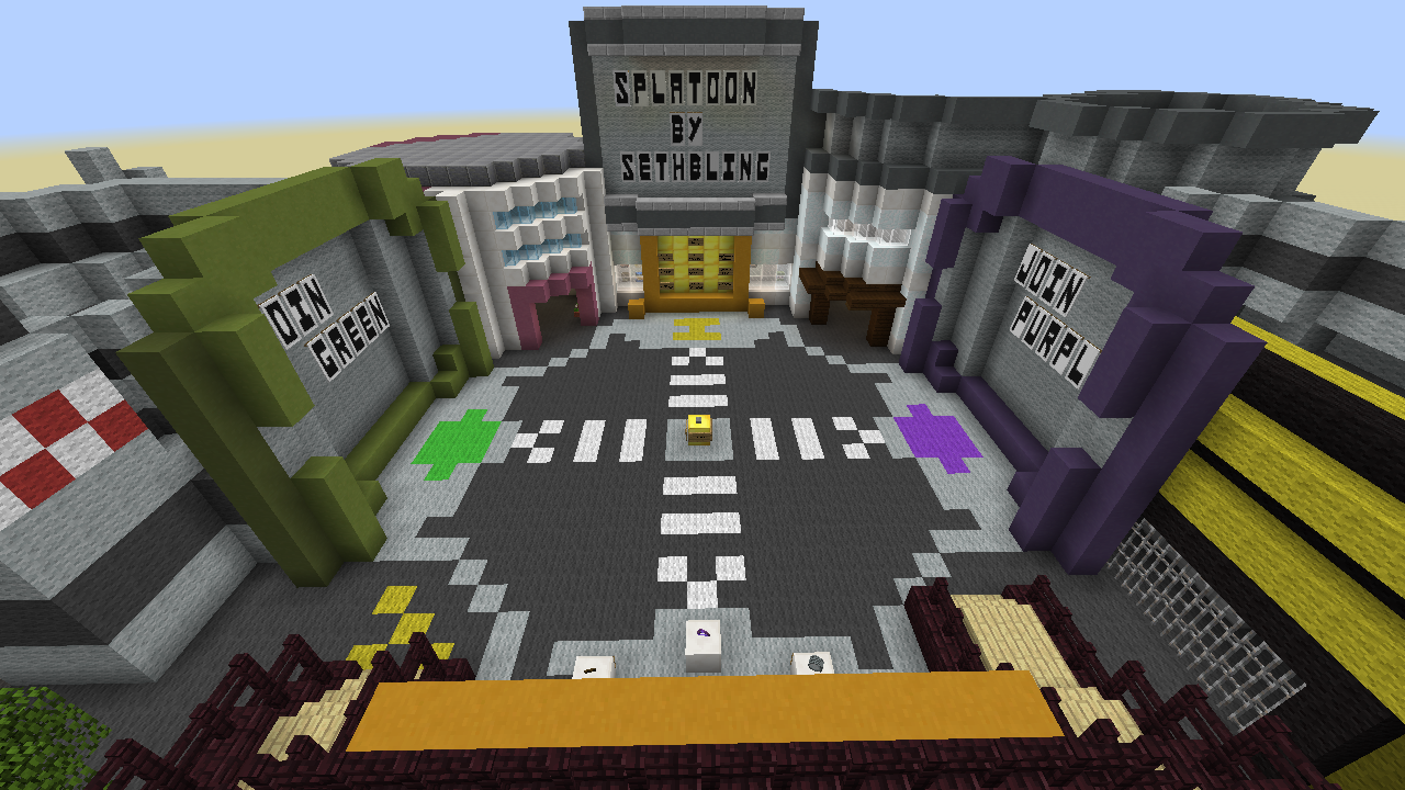 配布ワールド紹介 Splatoon In Minecraft 1 8 X 1 8 7対応 Wikiを見てもワカラナイ人のためのminecraft