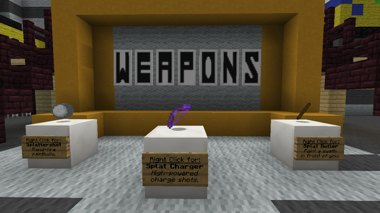 配布ワールド紹介 Splatoon In Minecraft 1 8 X 1 8 7対応 Wikiを見てもワカラナイ人のためのminecraft 配布ワールド紹介 Splatoon In Minecraft 1 8 X 1 8 7対応 Wikiを見てもワカラナイ人のためのminecraft