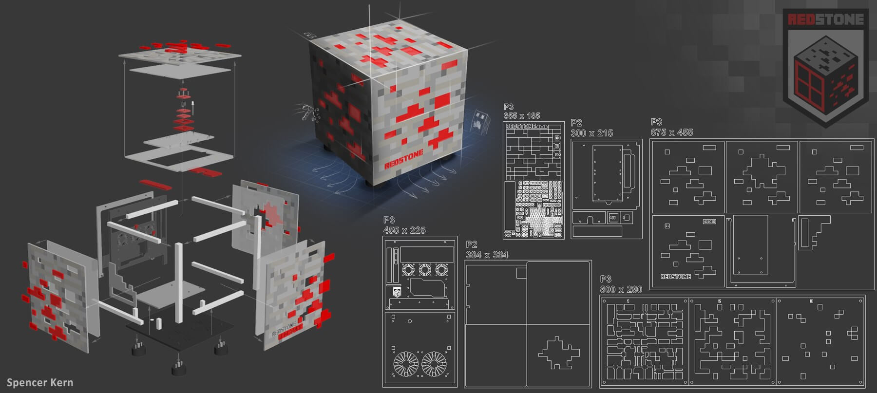グッズ これぞminecraft愛の結晶 海外デザイナーが作り上げたマインクラフトのレッドストーンモチーフのカスタムpcがすごい Wikiを見てもワカラナイ人のためのminecraft グッズ これぞminecraft愛の結晶 海外デザイナーが作り上げたマインクラフトのレッドストーンモチーフのカスタムpcがすごい Wikiを見てもワカラナイ人のためのminecraft