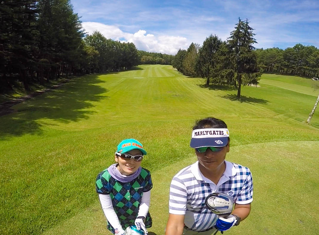 高原でゴルフ 蓼科高原カントリークラブ ふぁ ふぁ 宮古島