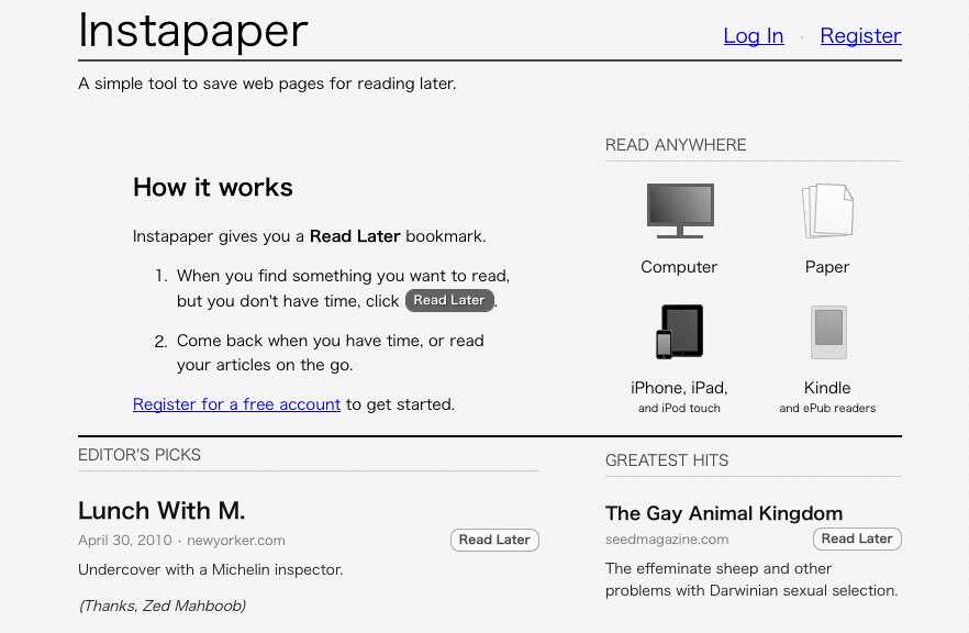 instapaper pc instapaper pc