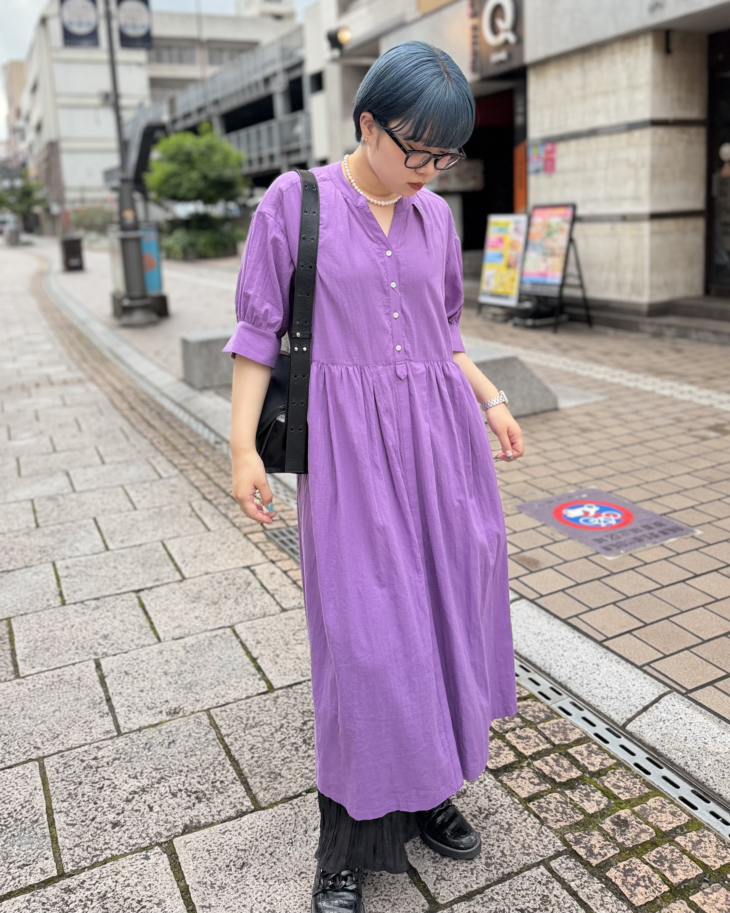 月*影様 アンプリ 紫 ワンピース カラフルなワンピース入荷しました！！ : Nümen.blog