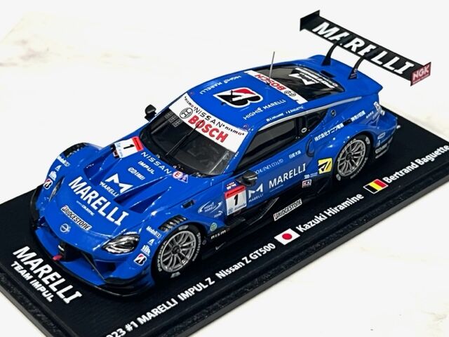 14 / スーパーGTその他|スーパーGT/国内レース他スパーク 1/43スケール カルソニック インパル Z NO.1 平峰一貴 /  ベルトラン・バゲット 2023年 スーパーGT 鈴鹿 1月 テスト F1オフィシャルグッズストア EURO SPORTS公式通販
