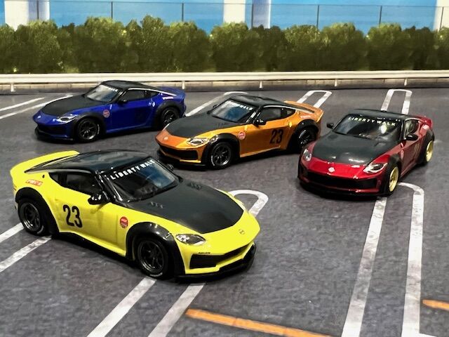 1/64 MINI GT Nissan Fairlady Z (Nissan Z)LB Nation Works Ikazuchi