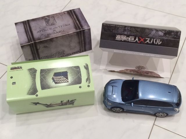 進撃の巨人×スバル 「進撃仕様」ぶつからないミニカー : FAIRLADY Z fan