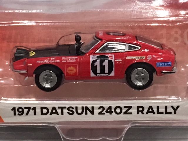 1/64 GREENLIGHT TOKYO TORQUE 1971 DATSUN 240Z RALLY