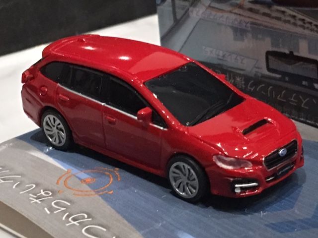 スバル LEVORG ぶつからないプルバックマグネットカーも頂きました