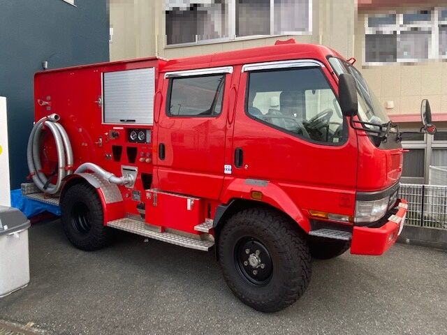 払い下げ車両 三菱ふそう キャンター Wキャブ 4wd 消防車 Fairlady Z Fan