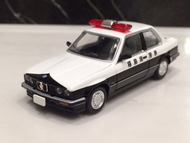 実車も存在！TLV-NEO BMW325i 2ドア パトカー （福島県警