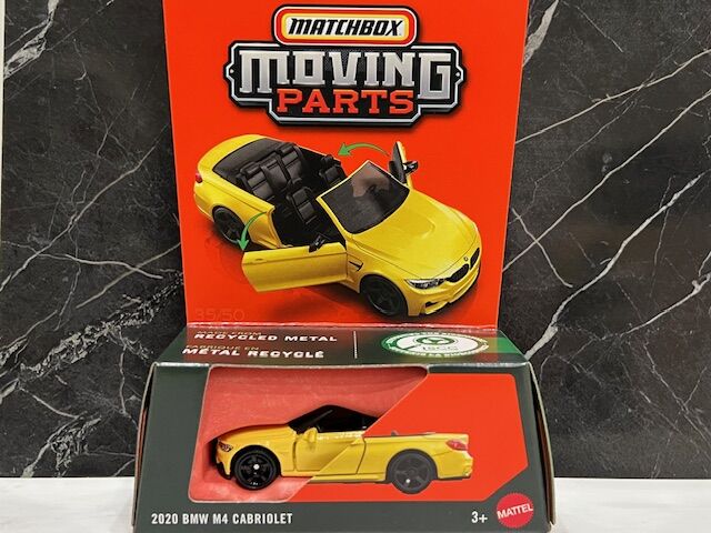 MATCHBOX MOVING PARTS 2020 BMW M4 CABRIOLET イエロー : FAIRLADY Z fan