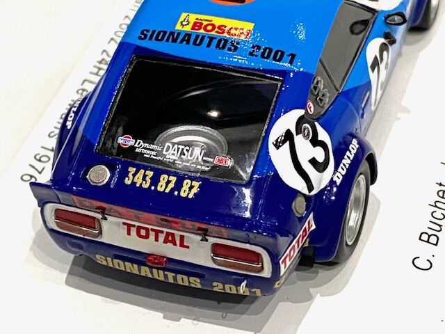 1/43 スパーク DATSUN 240Z Le Mans 1976 : FAIRLADY Z fan 1/43 スパーク DATSUN 240Z Le Mans 1976 : FAIRLADY Z fan