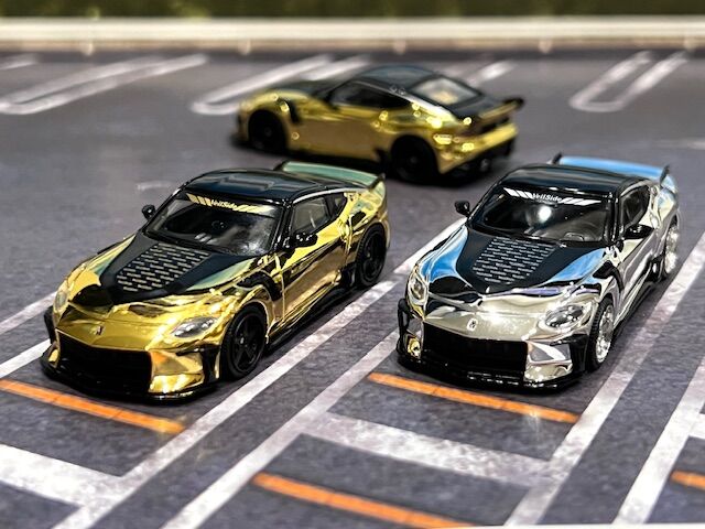 1/64 MINI GT Nissan Z Veilside FFZ400 Gold chrome : FAIRLADY Z fan