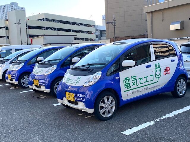 以前ミニカーになりました～電力会社の三菱 i MiEV 北陸電力