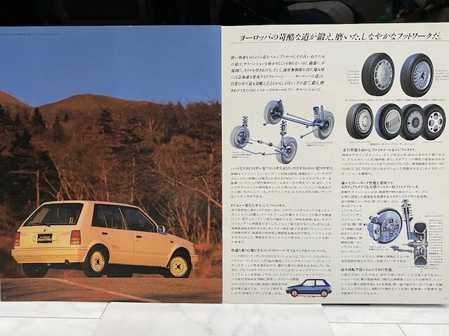 2代目後期型 ダイハツ シャレード ディーゼル カタログ 昭和61年1月発行 Fairlady Z Fan