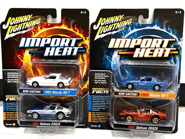 ★マツダ RX-7 日産フェアレディZ ジョニーライトニング 4種8台セット★ Amazon.co.jp: マツダ rx-7 日産フェアレディz ジョニー