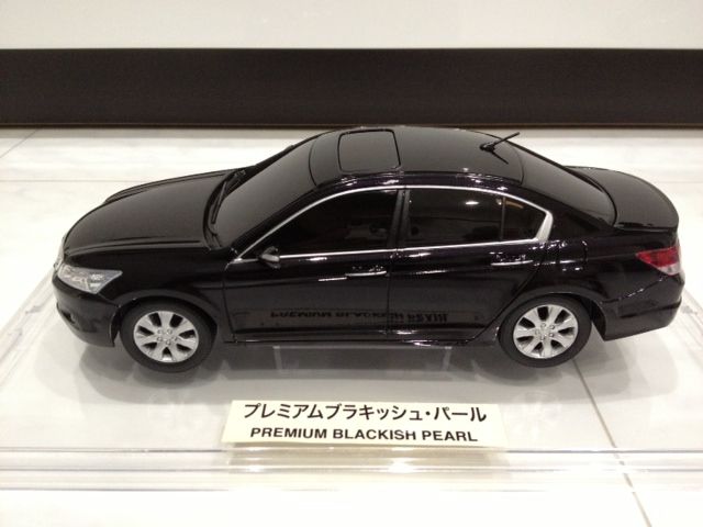 ホンダ カラーサンプル インスパイア プレミアムブラキッシュパール【C