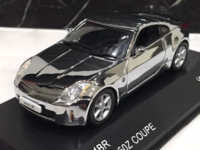 499台限定！1/43 海外向け京商 NISSAN 350Z COUPE Chrome