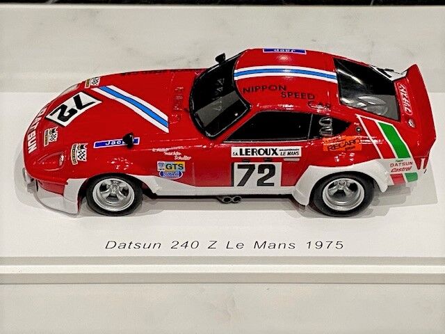 新品：未開封】スパーク 1/43 ダットサン 240 Z No.72 1975年 ル