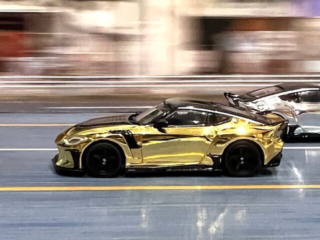 1/64 MINI GT Nissan Z Veilside FFZ400 Gold chrome : FAIRLADY Z fan
