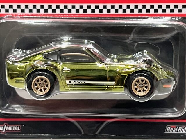 ホットウィール レッドラインクラブ - カスタム '72 ダットサン 240Z HotWheels RED LINE CLUB CUSTOM '72 DATSUN 240Z グリーンメッキ